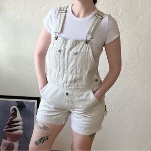 Vintage Ralph Lauren Cream Overall Shorts